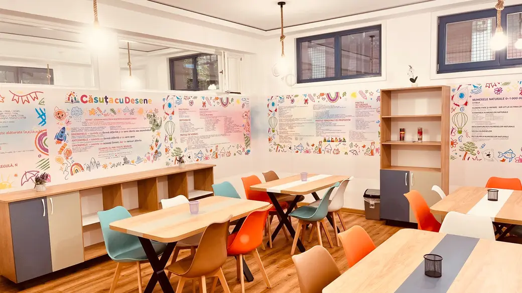 Sala de curs la Căsuța cu Desene